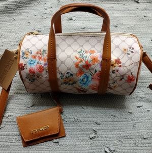 Steve Madden 🌺 Cream Mult Bchiba floral bag